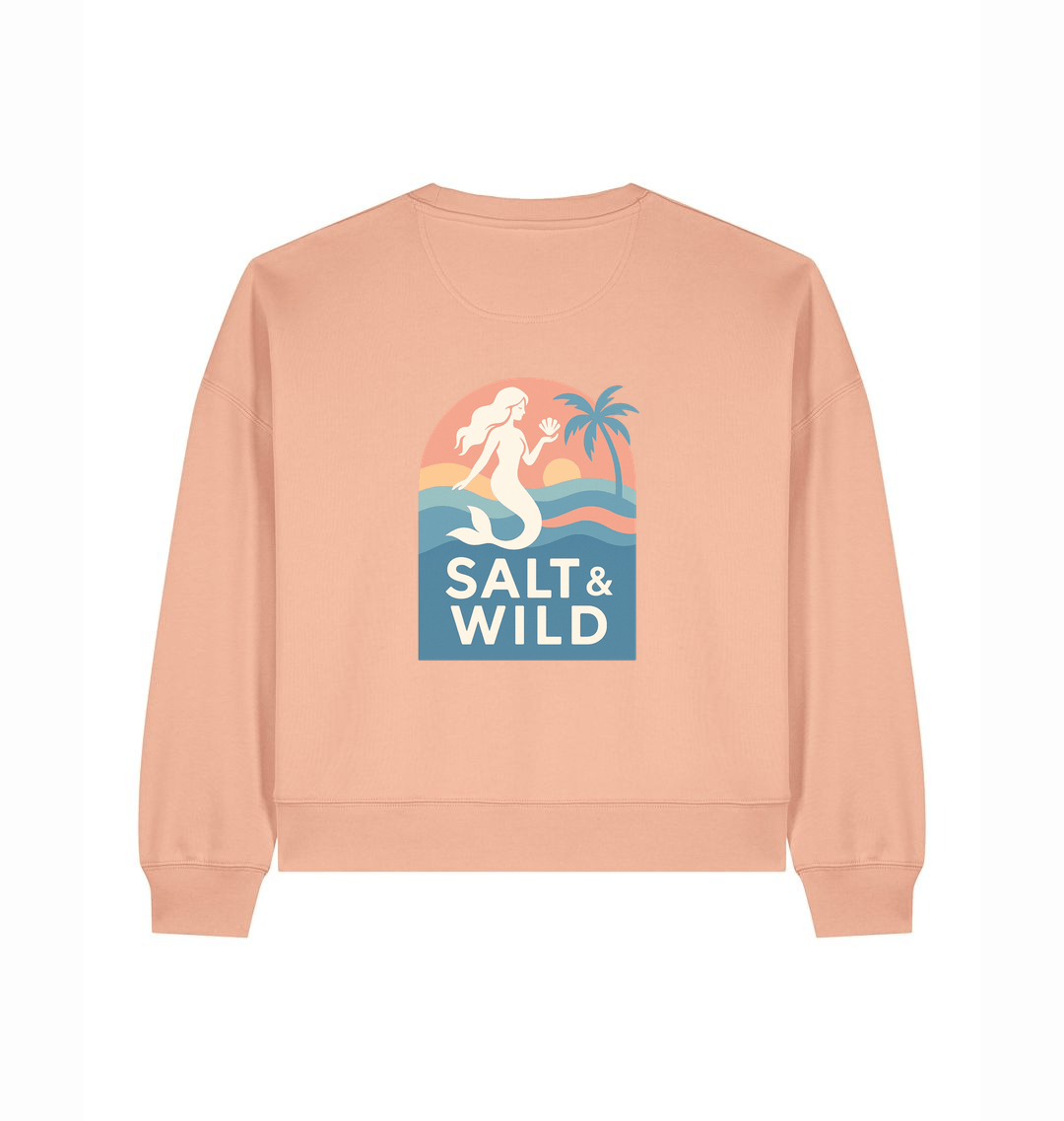 Fraiche Peche Printed Sweater