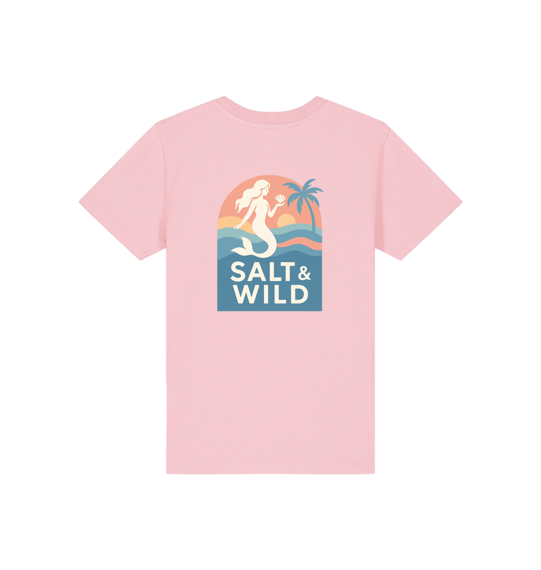 Cotton Pink Printed Kids T-Shirt