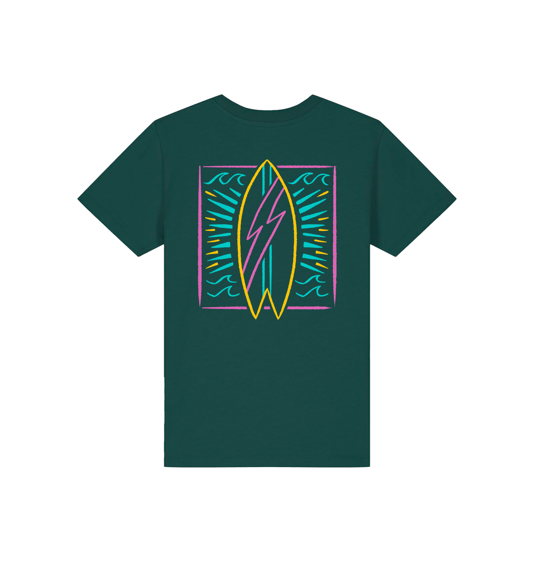 Glazed Green Printed Kids T-Shirt
