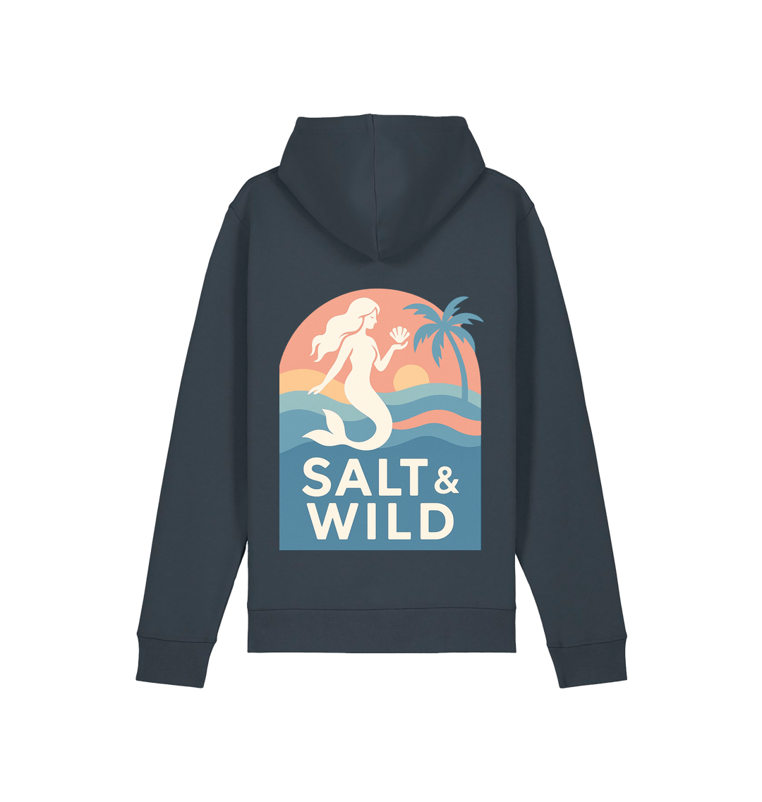 India Ink Grey Printed Hoody