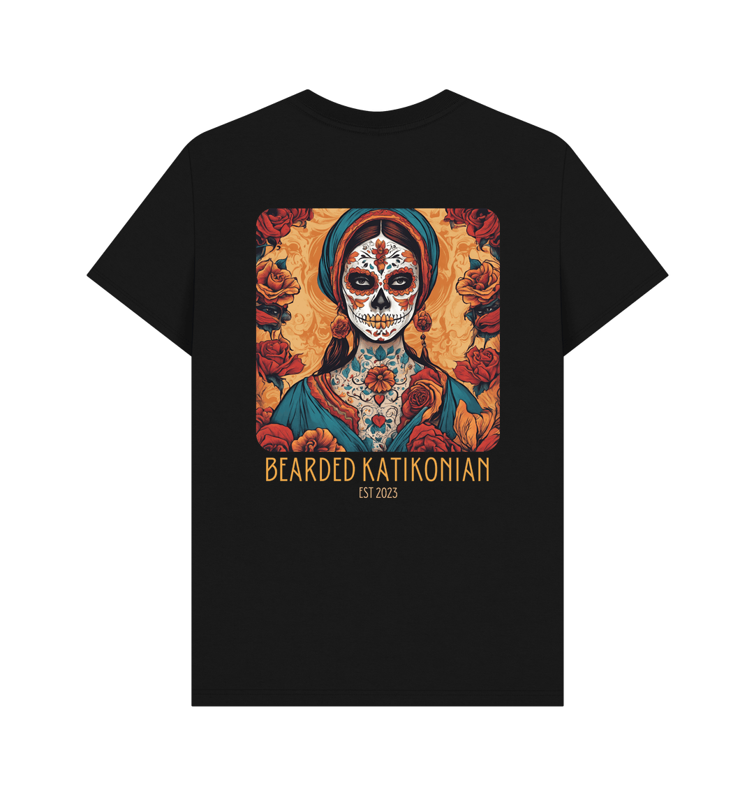 Black Printed T-shirt Back