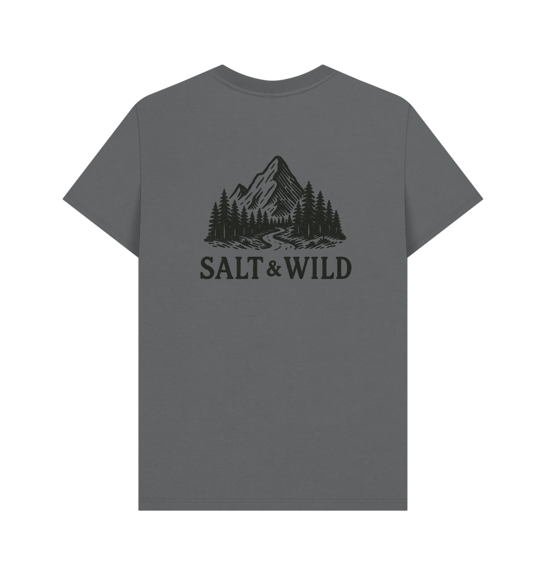 Slate Grey Printed T-shirt