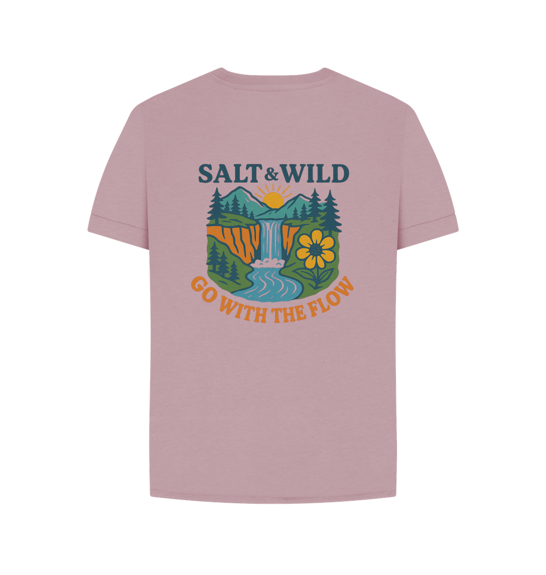 Mauve Printed T-shirt Back