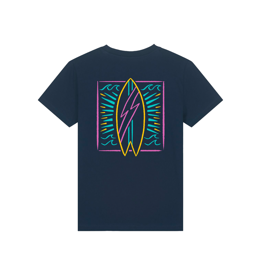 French Navy Printed Kids T-Shirt