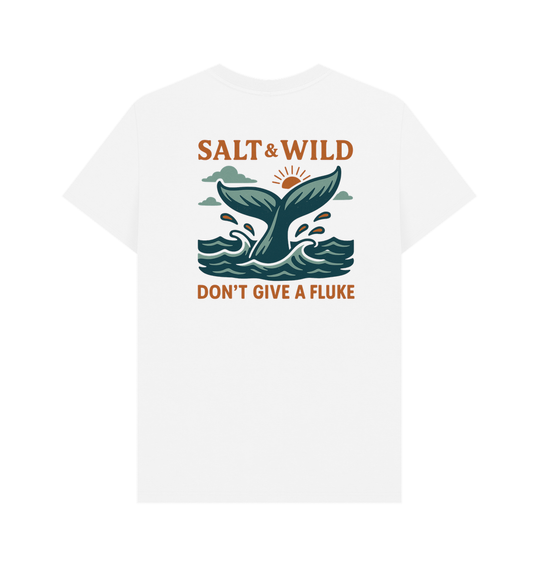 White Printed T-shirt Back
