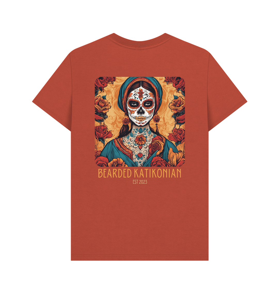 Rust Printed T-shirt Back