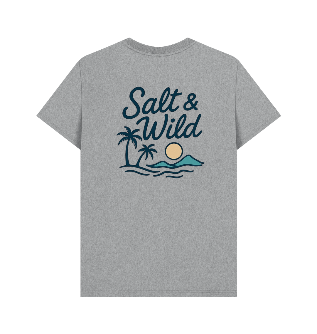 Athletic Grey Printed T-shirt