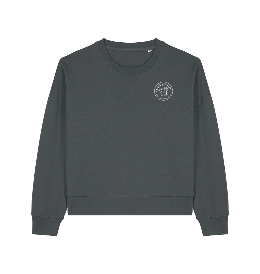 Anthracite Printed Sweater