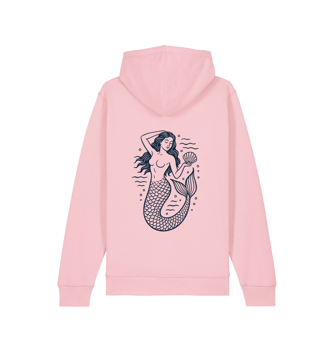 Cotton Pink Printed Hoody