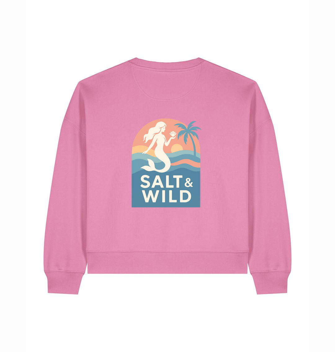 Bubble Pink Printed Sweater
