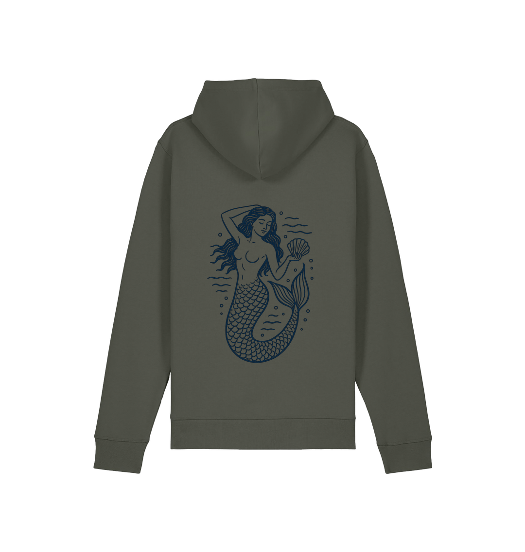 Khaki Printed Hoody
