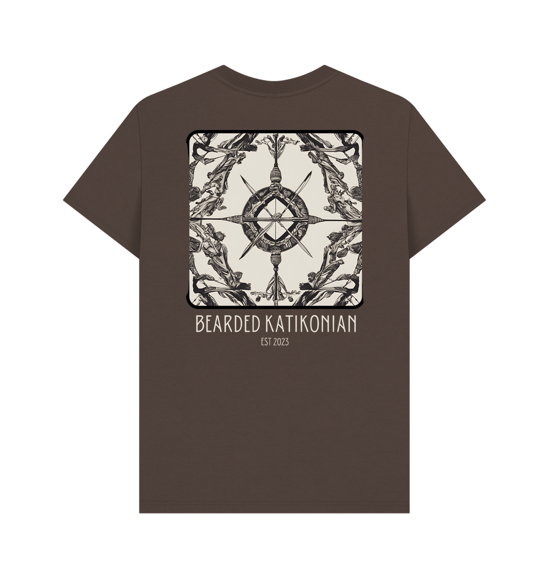 Chocolate Printed T-shirt Back