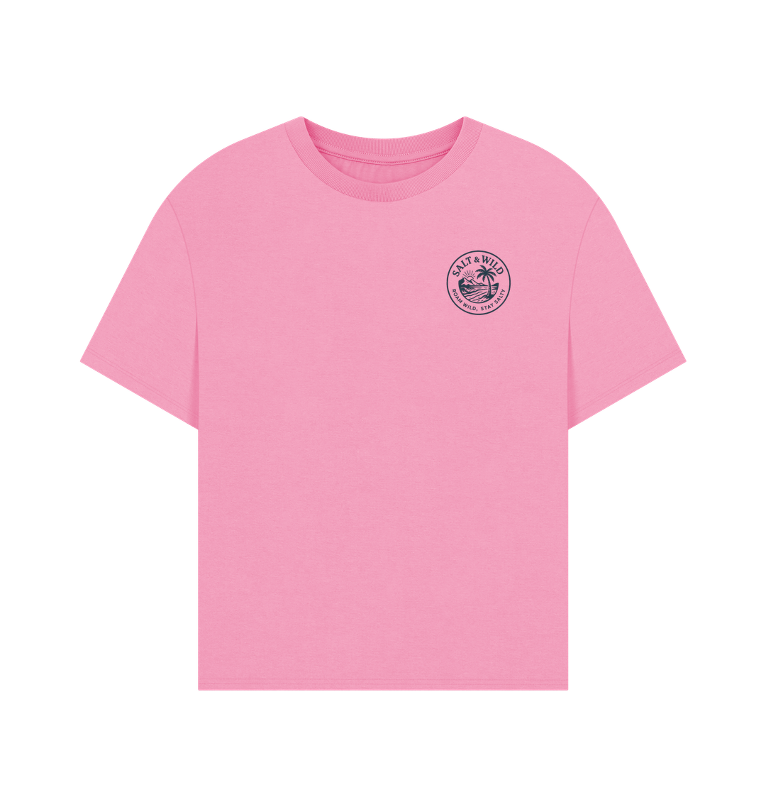 Rose Pink Printed T-shirt