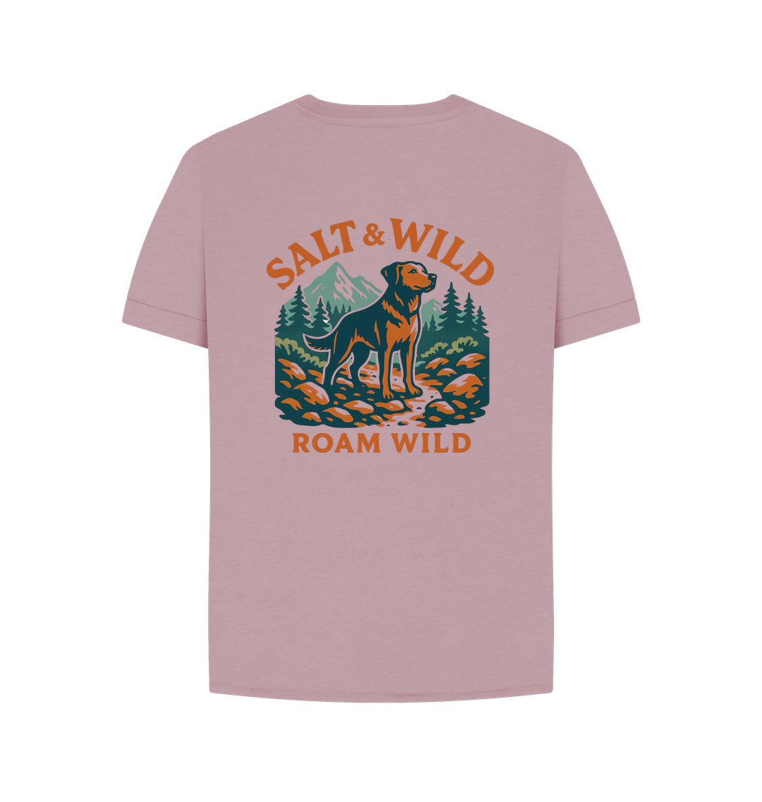 Mauve Printed T-shirt Back