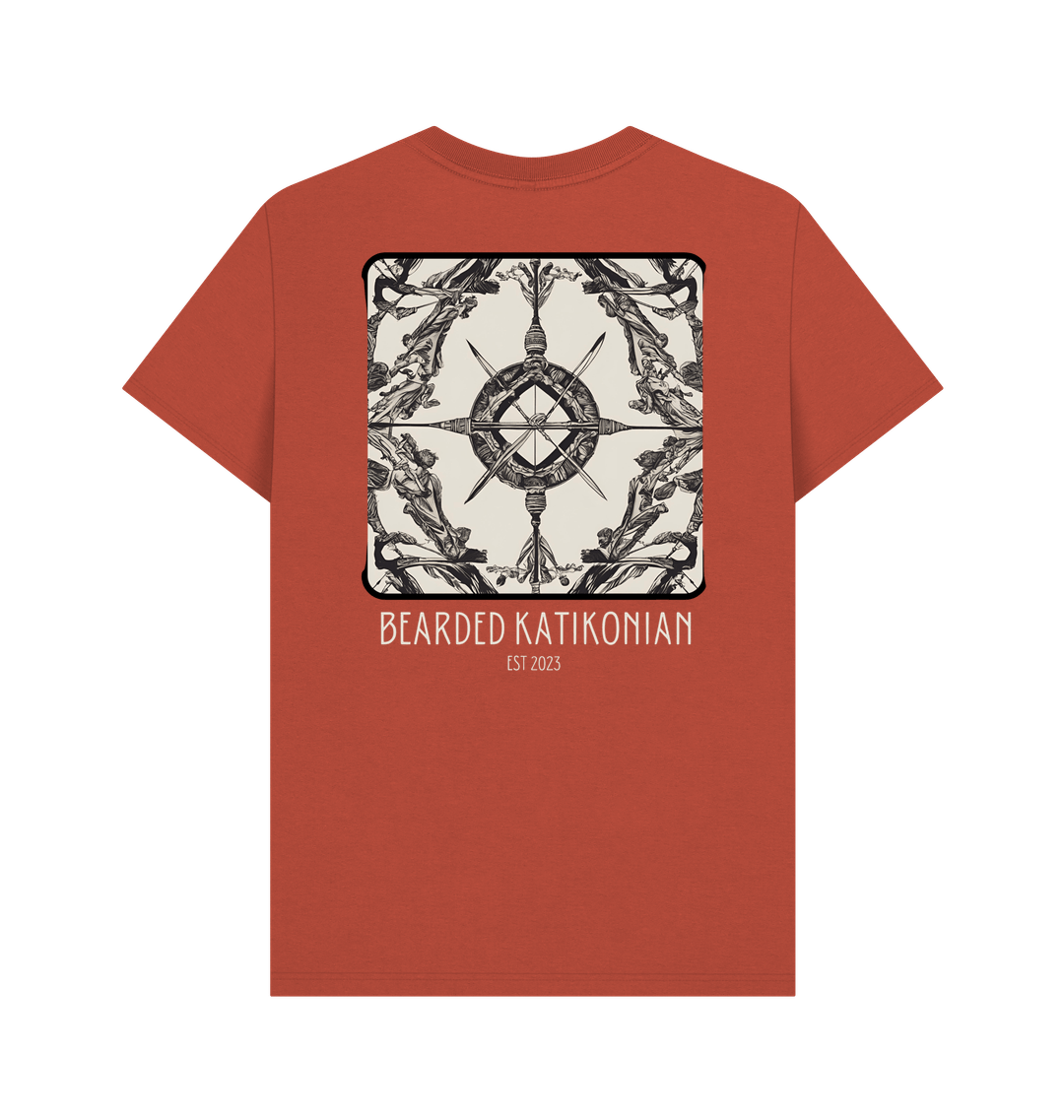 Rust Printed T-shirt Back