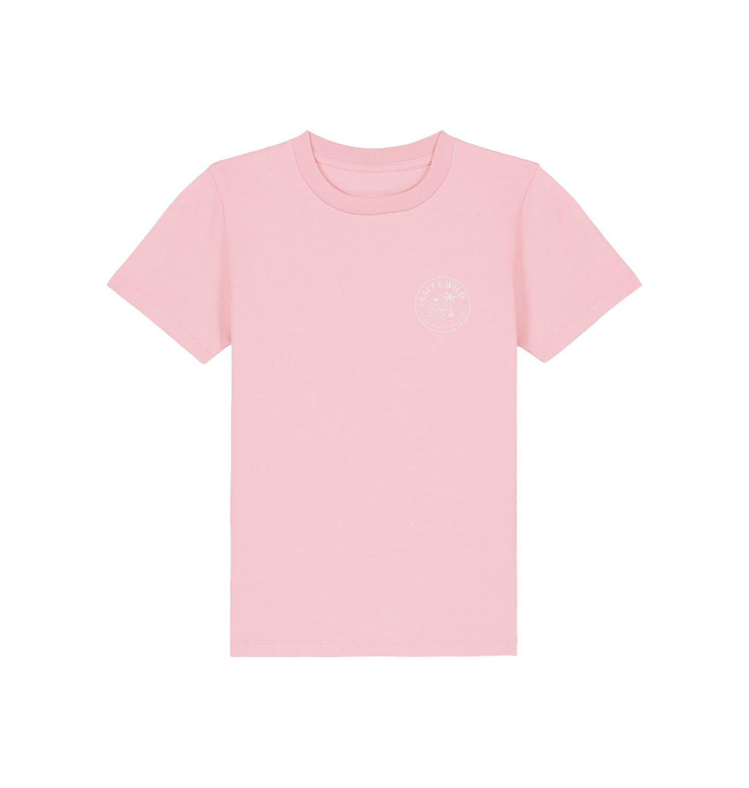 Cotton Pink Printed Kids T-Shirt