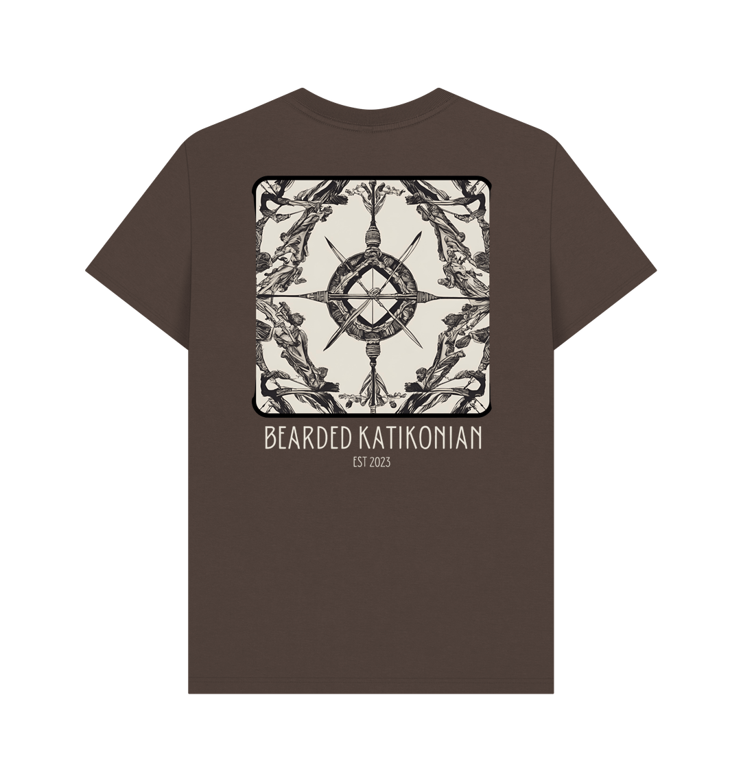 Chocolate Printed T-shirt Back