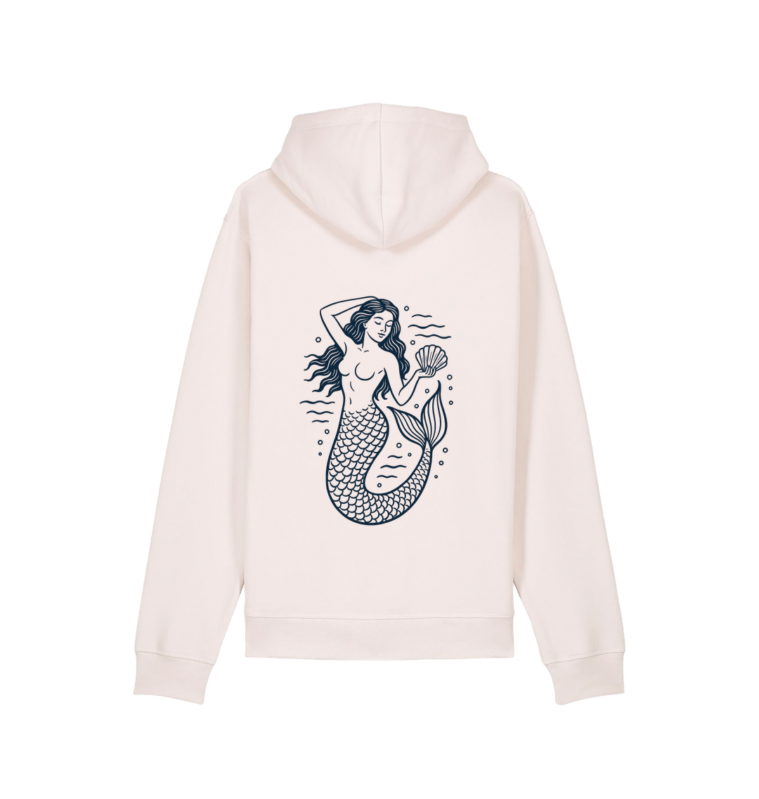 Vintage White Printed Hoody