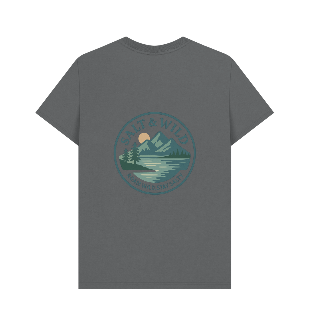 Slate Grey Printed T-shirt