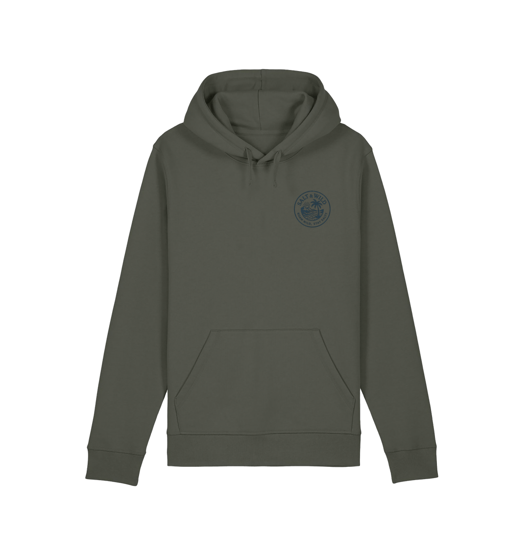 Khaki Printed Hoody