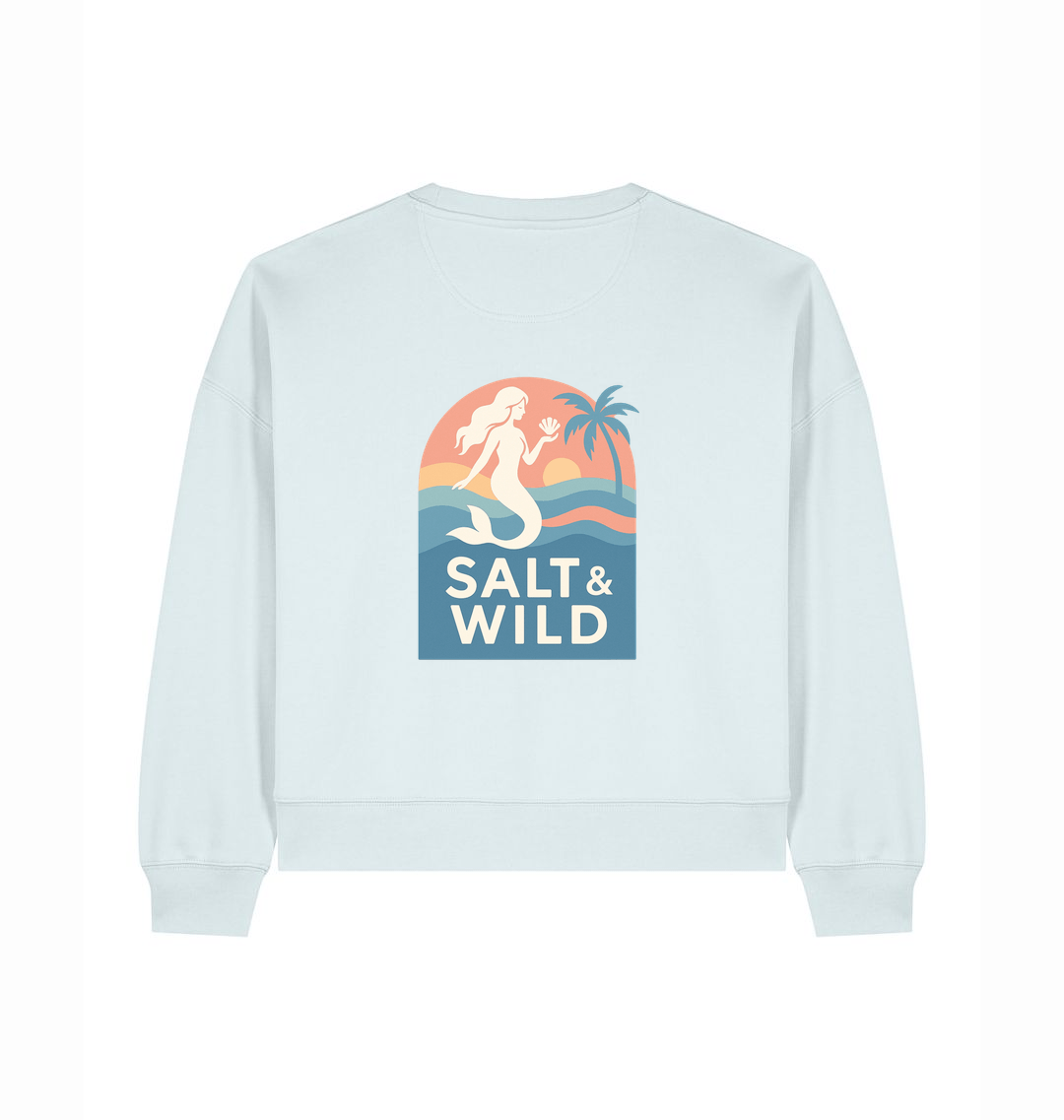 Blue Ice Printed Sweater