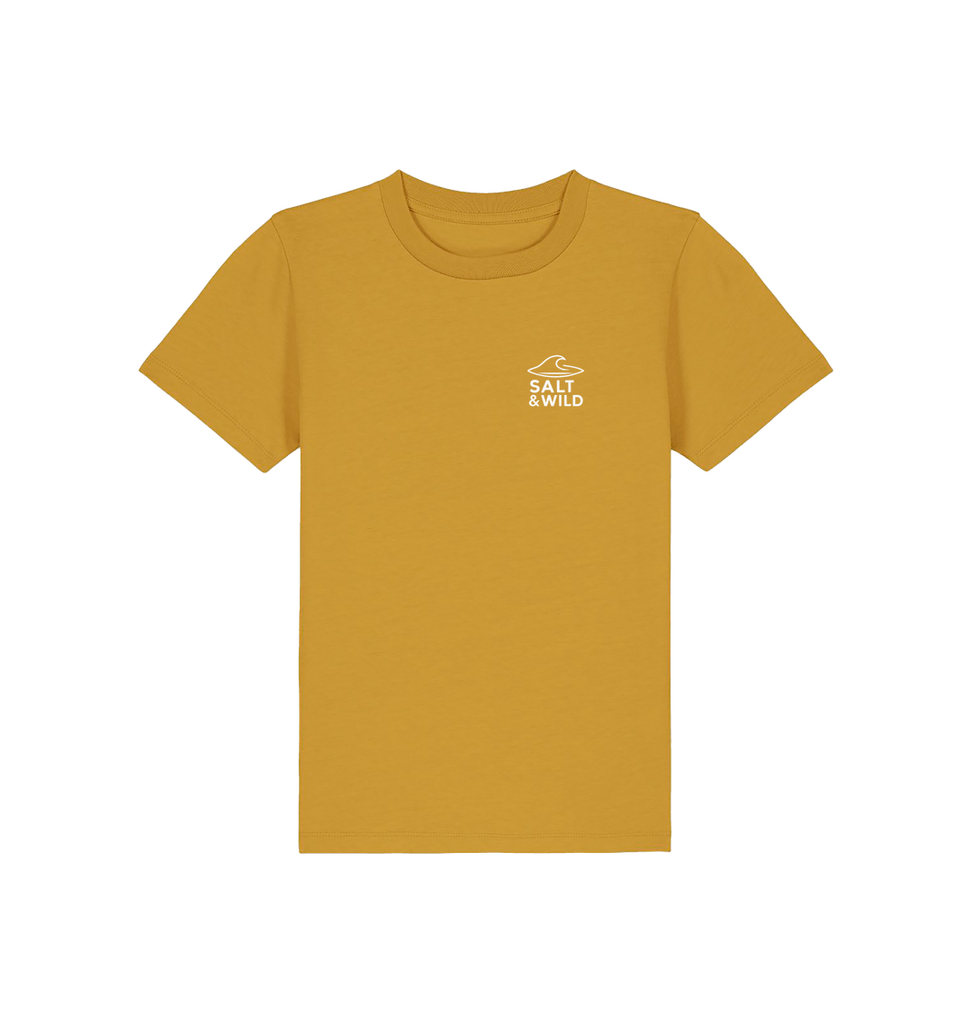 Ochre Printed Kids T-Shirt