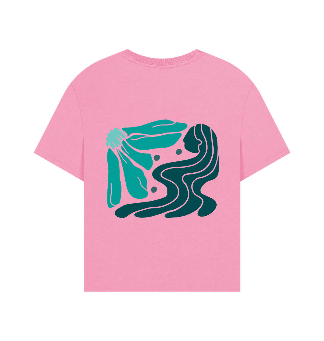 Rose Pink Printed T-shirt