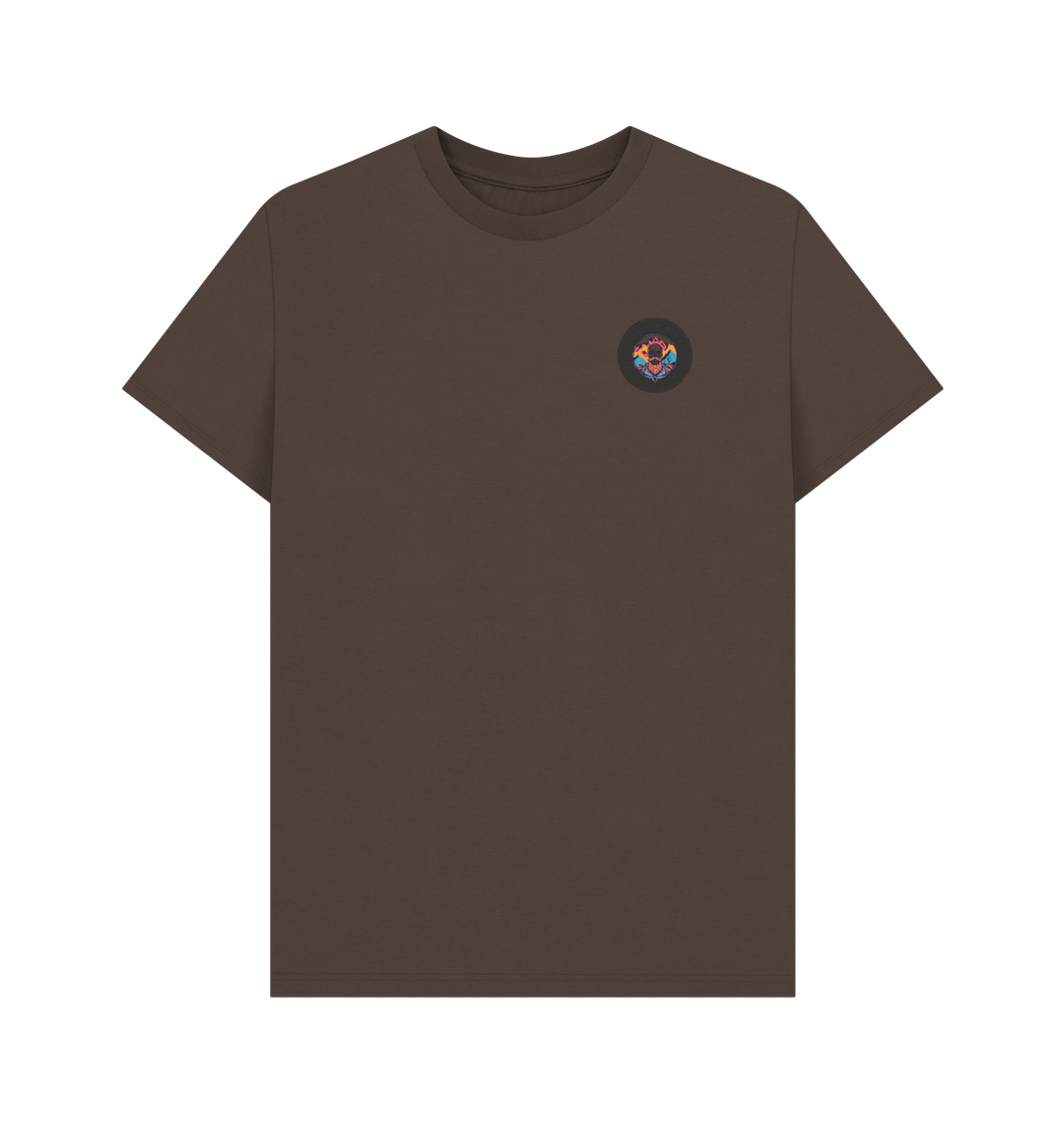 Chocolate Printed T-shirt Front