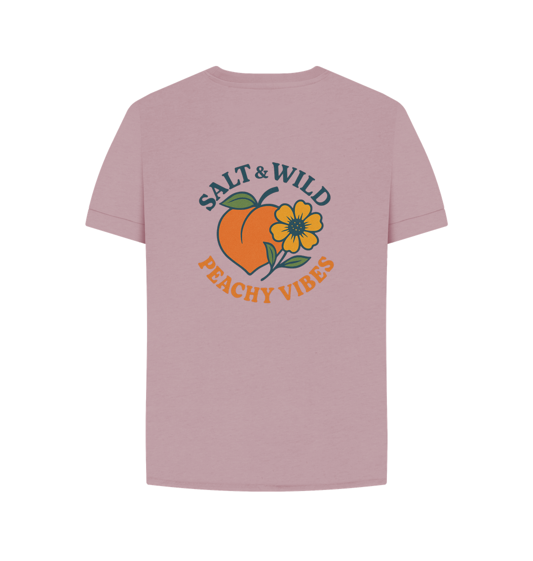 Mauve Printed T-shirt Back