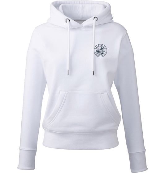 White Printed Hoody