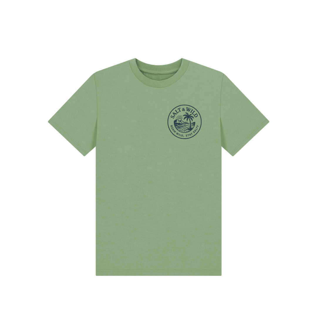 Sage Printed Kids T-Shirt