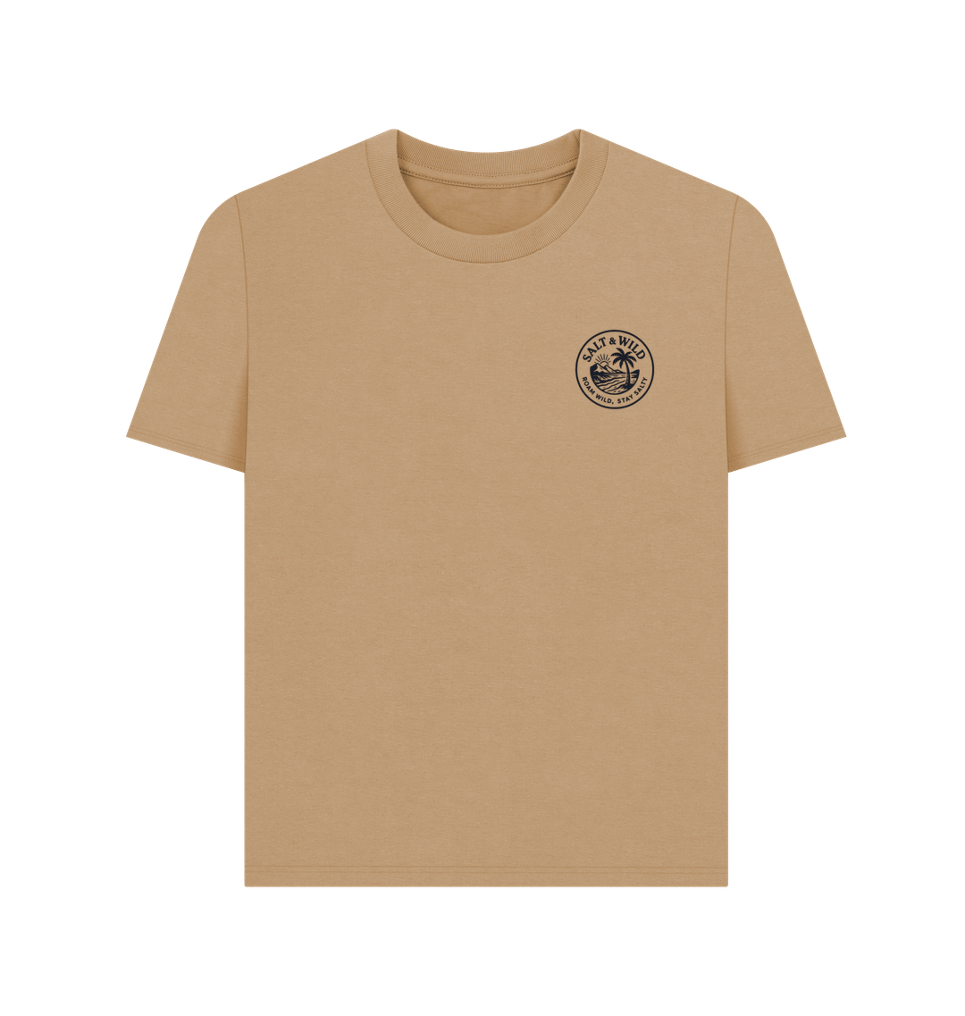 Sand Printed T-shirt Front