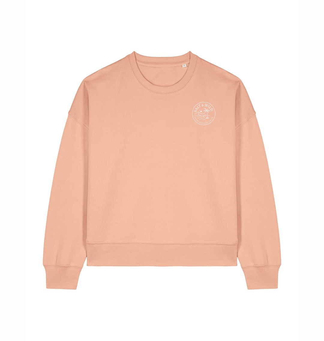Fraiche Peche Printed Sweater
