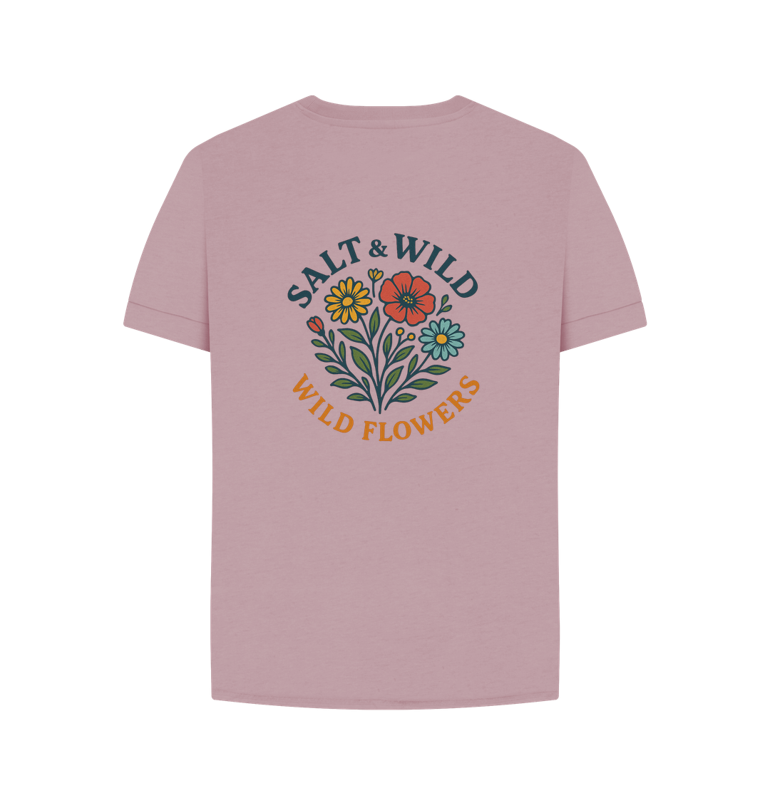 Mauve Printed T-shirt Back
