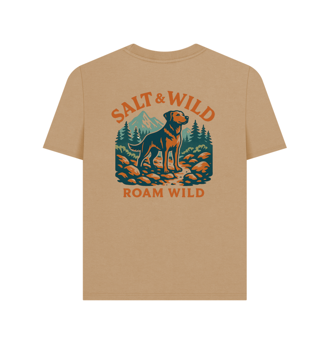 Sand Printed T-shirt Back