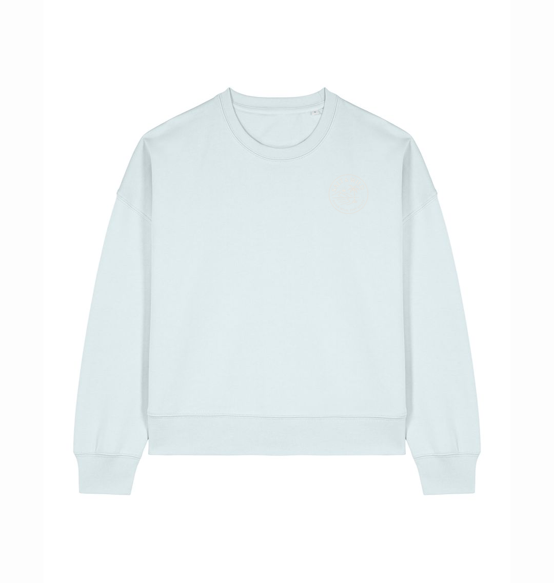 Blue Ice Printed Sweater