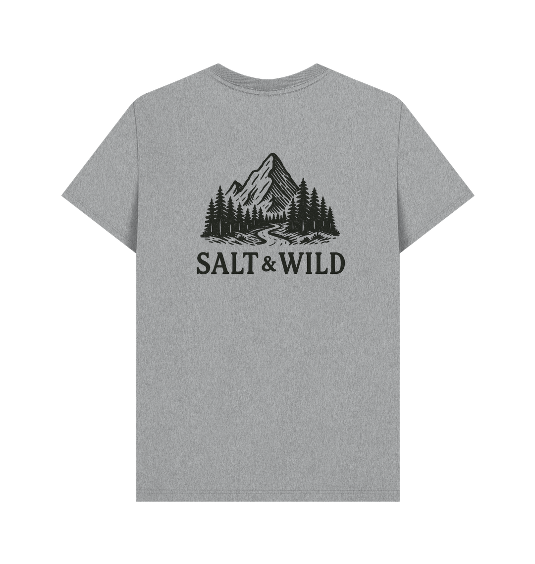Athletic Grey Printed T-shirt