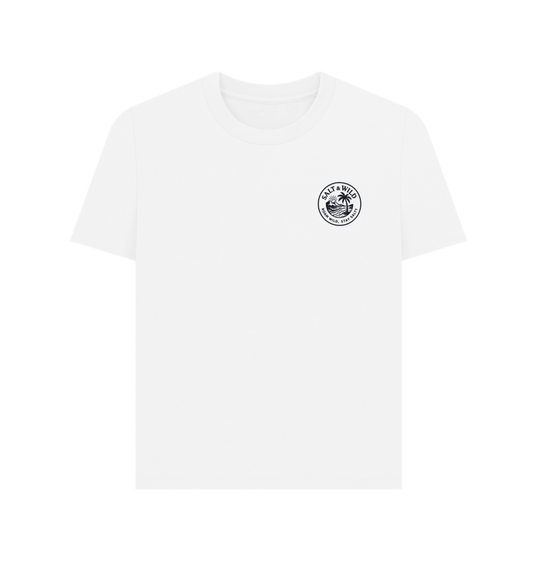 White Printed T-shirt Front