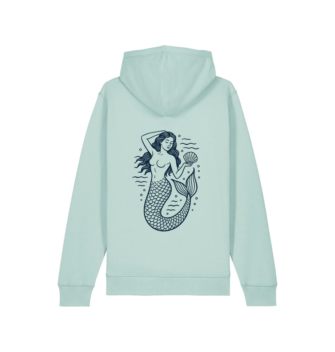 Caribbean Blue Printed Hoody
