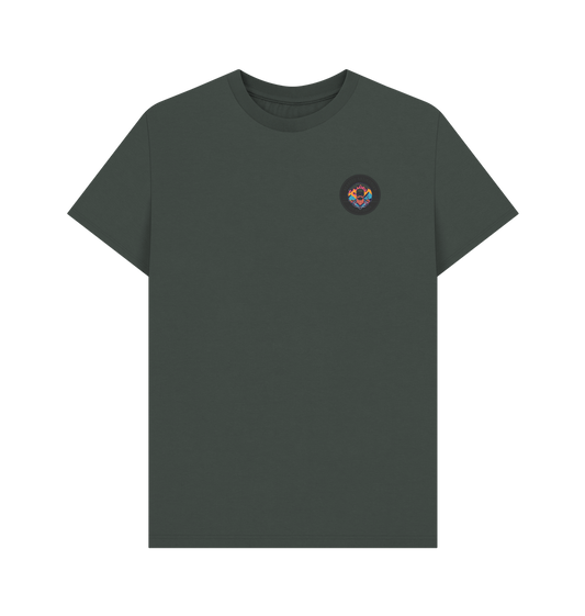 Dark Grey Printed T-shirt Front