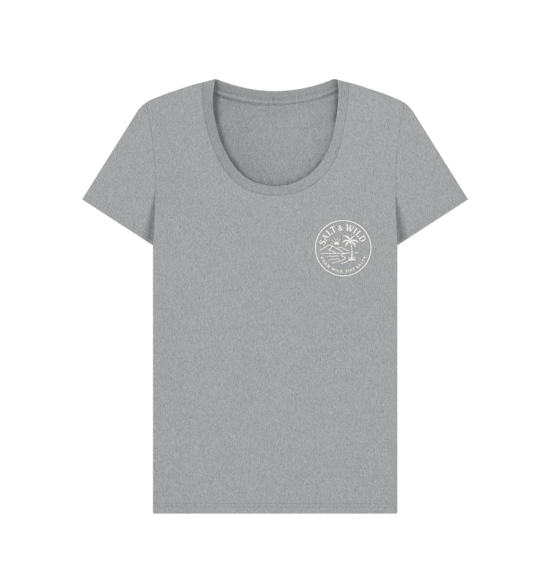 Athletic Grey Printed T-shirt