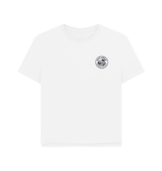 White Printed T-shirt Front