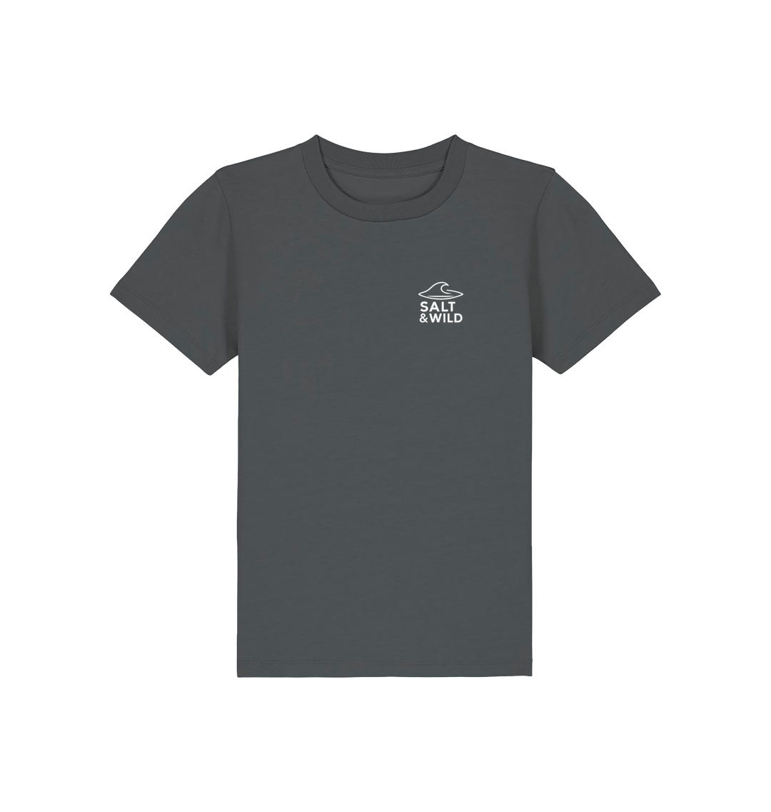 Anthracite Printed Kids T-Shirt
