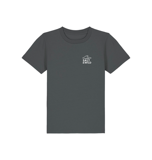 Anthracite Printed Kids T-Shirt