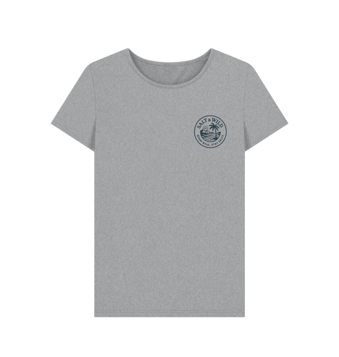 Athletic Grey Printed T-shirt